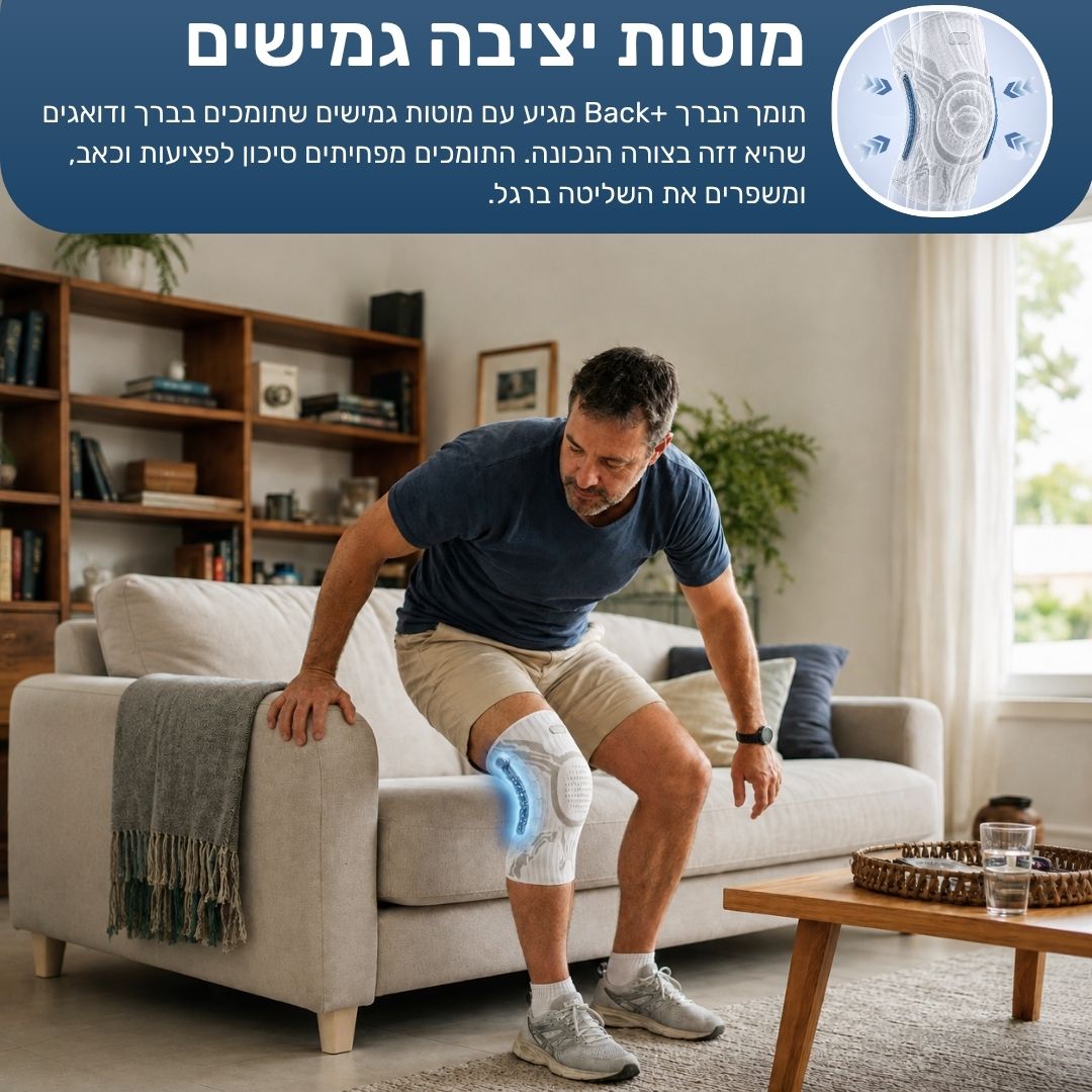 שרוול תמיכת הברך Knee+™